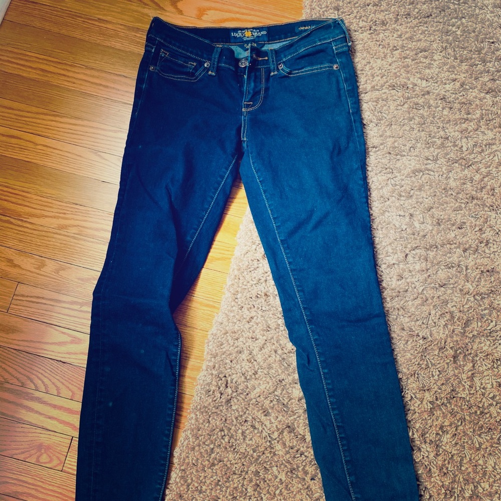 Lucky Brand Charlie Skinny in dark wash